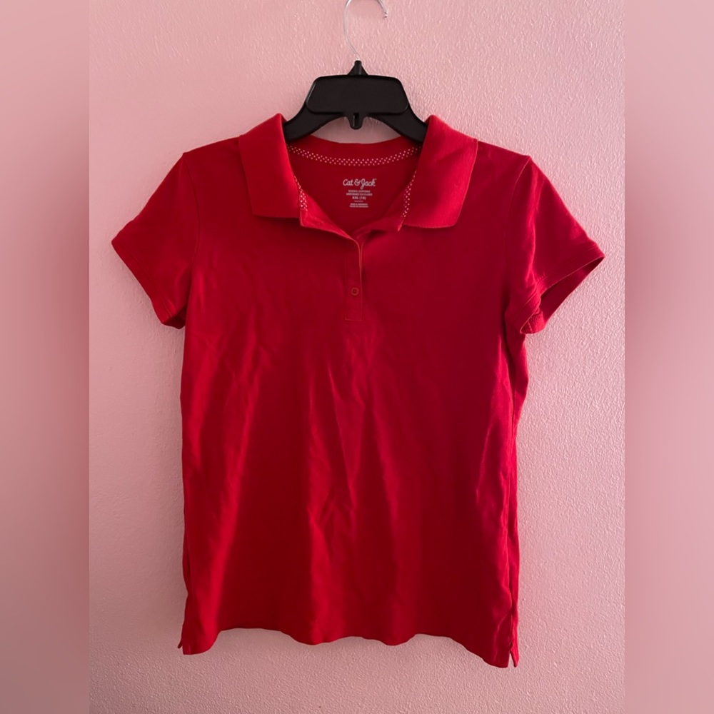 Cat & Jack Red Polo Shirt